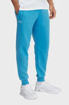 Мужские голубые спортивные брюки UA Rival Fleece Joggers Голубой S Under Armour 1379774-452