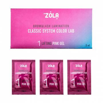 Набор для ламинирования бровей и ресниц Zola Brow & Lash Lamination Classic System Color Lab 01 Lifting Pink Gel, 3*1 мл Набор для ламинирования бровей и ресниц Zola Brow & Lash Lamination Classic System Color Lab 01 Lifting Pink Gel, 3*1 мл