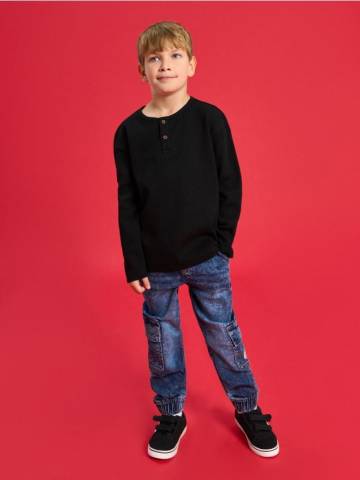 Джинсові штани карго-джогери - indigo jeans Джинсові штани карго-джогери - indigo jeans
