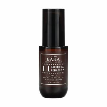 Антивозрастная сыворотка для лица Cos De Baha L1 Bakuchiol & Retinol Serum, 30 мл