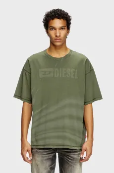 Мужская зеленая футболка T-ADJUST-R15 Зеленый S Diesel A16428 0LJBS