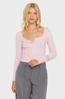 Женский розовый джемпер SPUVIARNAN Розовый M Tally Weijl SPUVIARNAN