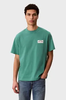 Мужская зеленая футболка 20S EASY Зеленый XL Calvin Klein Jeans LV04RF294G