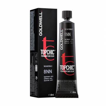 Стойкая профессиональная краска для волос Goldwell Topchic Permanent Hair Color 8NN Light Blonde Extra, 60 мл Стойкая профессиональная краска для волос Goldwell Topchic Permanent Hair Color 8NN Light Blonde Extra, 60 мл