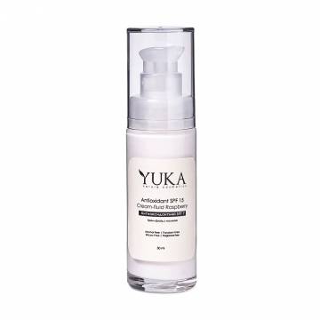 Дневной антиоксидантный крем-флюид для лица Yuka Antioxidant, SPF 15, с малиной, 30 мл Дневной антиоксидантный крем-флюид для лица Yuka Antioxidant, SPF 15, с малиной, 30 мл