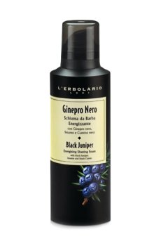 Пена для бритья LErbolario Black Juniper Energising Shaving Foam Черный Можжевельник, 200 мл