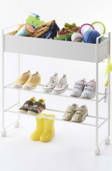 Мобильная тележка для хранения Yamazaki Tower