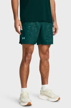 Мужские зеленые шорты UA LAUNCH 7 BOSS SHORT Зеленый S Under Armour 1382642-449