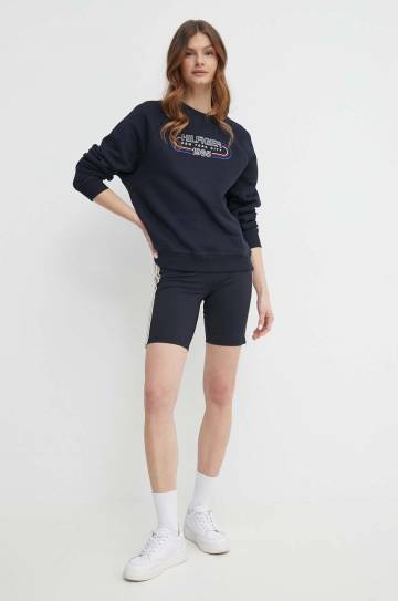 Кофта Tommy Hilfiger женская цвет синий с аппликацией WW0WW41242 Кофта Tommy Hilfiger женская цвет синий с аппликацией WW0WW41242