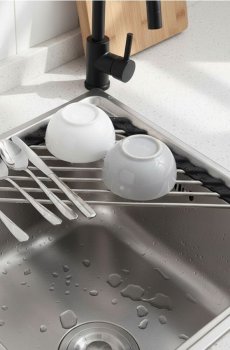 Сушарка для посуду - срібний