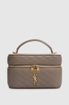 Коричневая кожаная сумка GABY