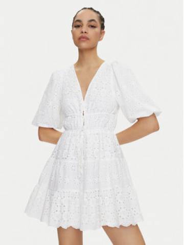 Pepe Jeans Літня сукня Delia PL953475 Білий Regular Fit Pepe Jeans Літня сукня Delia PL953475 Білий Regular Fit