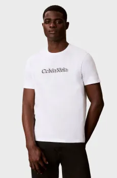 Мужская белая футболка 30s PUFF Белый XL Calvin Klein LV04LG809G