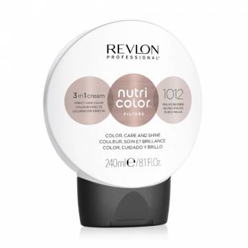 Тонирующий крем-бальзам для волос Revlon Professional Nutri Color Filters Fashion 1012 Mauve Blonde, 240 мл Тонирующий крем-бальзам для волос Revlon Professional Nutri Color Filters Fashion 1012 Mauve Blonde, 240 мл