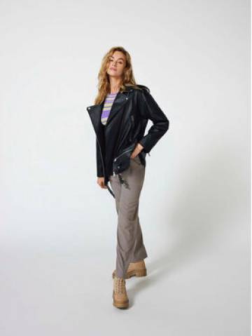 ONLY Куртка зі штучної шкіри Vera 15293015 Чорний Regular Fit ONLY Куртка зі штучної шкіри Vera 15293015 Чорний Regular Fit