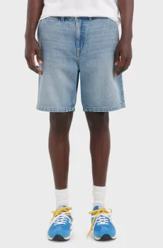 Мужские голубые джинсовые шорты  straight fit chino Голубой 32 SPRINGFIELD 13507