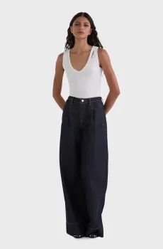 Женские темно-синие джинсы CONTRAST STITCH Синий 24 Karl Lagerfeld A3W10011