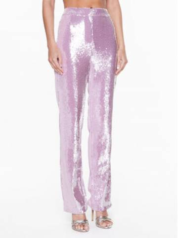 ROTATE Штани з тканини Sequin RT2382 Рожевий Regular Fit