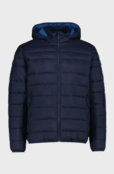 Мужская темно-синяя куртка SNAPS HOOD 3M THINSULAT Синий 52 CMP 34K2787-00NU