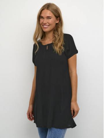 Kaffe Туніка Amber 501031 Чорний Regular Fit Kaffe Туніка Amber 501031 Чорний Regular Fit