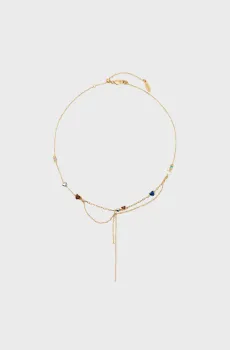 Женское золотистое ожерелье Золотой ONESIZE Bimba Y Lola 261BAE102.10140