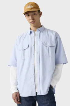 Мужская голубая рубашка Голубой XL Levi’s® 005GI;0000