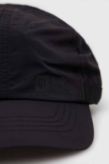 Кепка Jack Wolfskin Strap цвет чёрный однотонная Кепка Jack Wolfskin Strap цвет чёрный однотонная