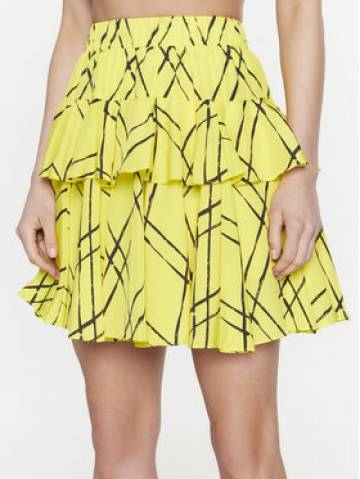 Silvian Heach Cпідниця-міні GPP23378GO Жовтий Regular Fit Silvian Heach Cпідниця-міні GPP23378GO Жовтий Regular Fit