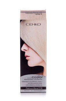 Стойкая крем-краска для волос C:ЕНКО C:COLOR Professional Coloration 110 Платиновый блондин, 110 мл