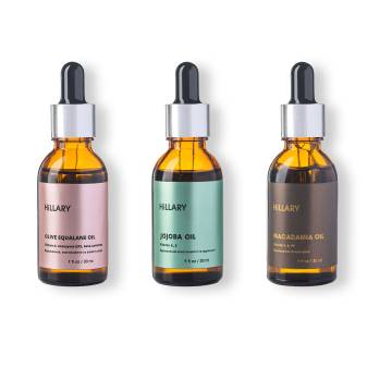 Набір натуральних олій для обличчя та волосся Natural Oil Trio Набір натуральних олій для обличчя та волосся Natural Oil Trio