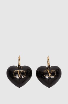 Черные серьги Coeur Royal