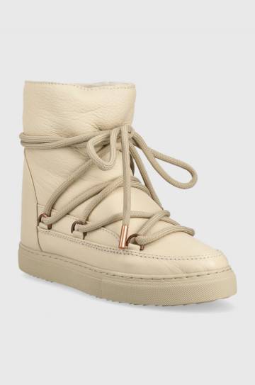 Кожаные сапоги Inuikii FULL LEATHER WEDGE цвет бежевый 75203-087 Кожаные сапоги Inuikii FULL LEATHER WEDGE цвет бежевый 75203-087