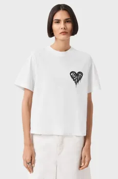 Женская белая футболка TRIP Белый M AllSaints W033JD