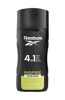 Гель для душа мужской Reebok Inspire Your Mind Hair & Body Shower Gel 4 в 1, 250 мл