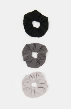 Резинки для волосся scrunchie 3 pack - різнобарвний