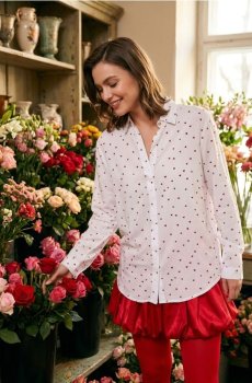 Сорочка з довгим рукавом у сердечка - other
