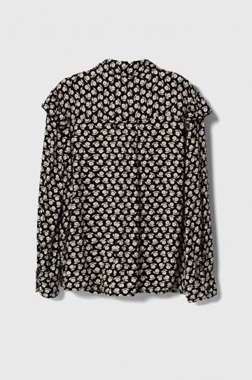 Детская рубашка United Colors of Benetton цвет чёрный