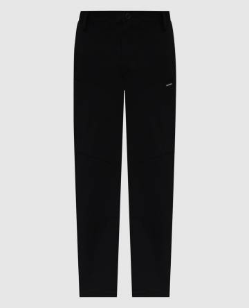 Черные брюки RD-Civil с патчем логотипа