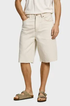 Мужские белые джинсовые шорты BERMUDA Белый 32 Pepe Jeans PM801172