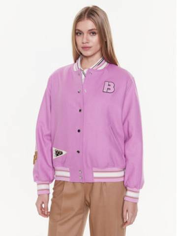 Boss Куртка бомбер 50483272 Рожевий Relaxed Fit Boss Куртка бомбер 50483272 Рожевий Relaxed Fit