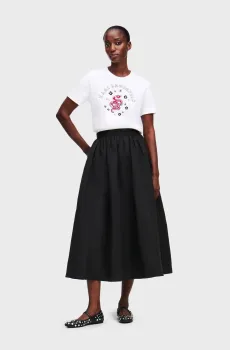 Женская черная юбка VOLUMINOUS SKIRT Черный 40 Karl Lagerfeld A1W12002