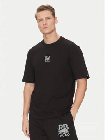 HUGO Футболка Deckies_RB 50542766 Чорний Regular Fit HUGO Футболка Deckies_RB 50542766 Чорний Regular Fit
