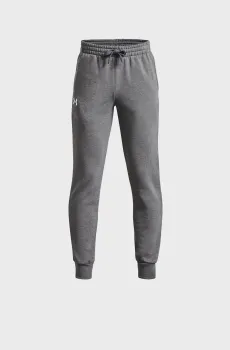 Детские серые спортивные брюки UA Rival Fleece Joggers Серый 18 Under Armour 1379787-025