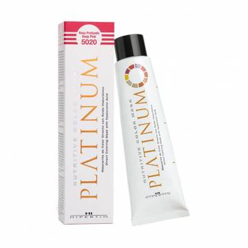 Тонирующая маска для волос Hipertin Platinum Nutritive Color Mask с гиалуроновой кислотой, 5020 Deep Pink, 100 мл Тонирующая маска для волос Hipertin Platinum Nutritive Color Mask с гиалуроновой кислотой, 5020 Deep Pink, 100 мл