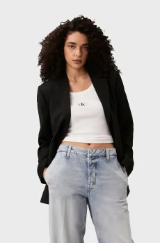 Женский черный жакет VISCOSE BLAZER Черный S Calvin Klein Jeans J20J223926
