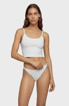 Женские белые трусики STRING BIKINI Белый S Calvin Klein LV00QF8671