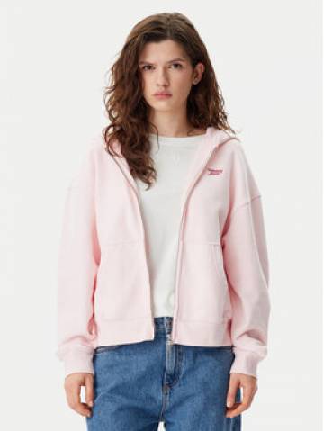 Tommy Jeans Світшот Script Logo DW0DW20303 Рожевий Boxy Fit Tommy Jeans Світшот Script Logo DW0DW20303 Рожевий Boxy Fit