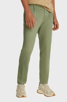 Мужские оливковые брюки ISAAC HEMP Оливковый L Tommy Jeans DM0DM21368