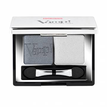Компактные тени для век Pupa Vamp! Compact Eyeshadow Duo 009 Silver Stone, 2.2 г Компактные тени для век Pupa Vamp! Compact Eyeshadow Duo 009 Silver Stone, 2.2 г