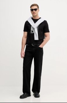 Хлопковая футболка BOSS Orange Te_Imprint